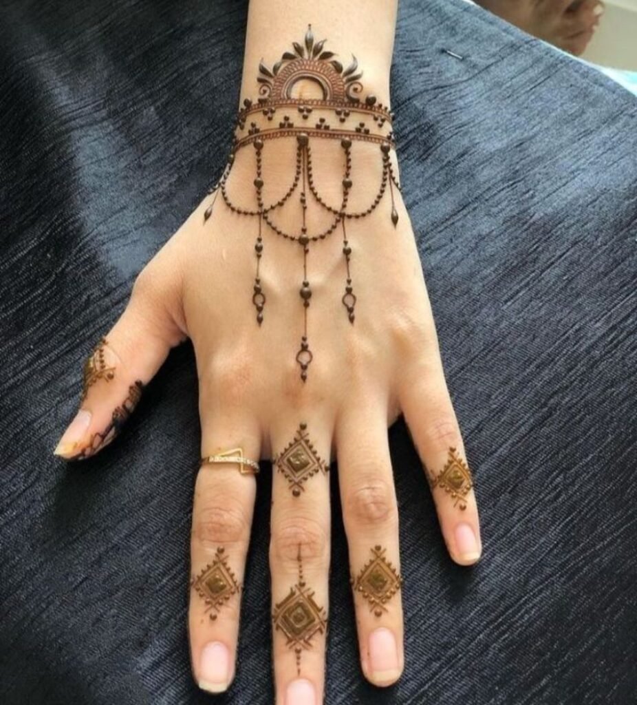 bracelet mehndi design photo