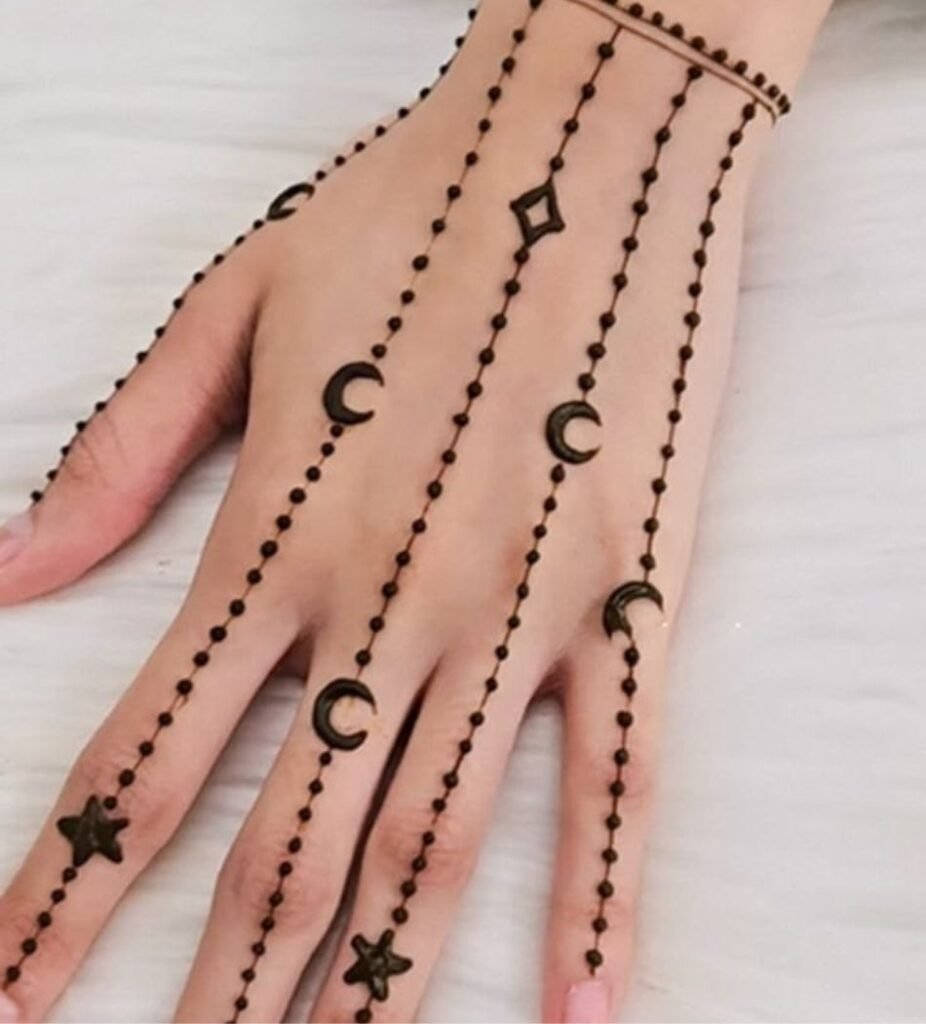 left hand bracelet mehndi design
