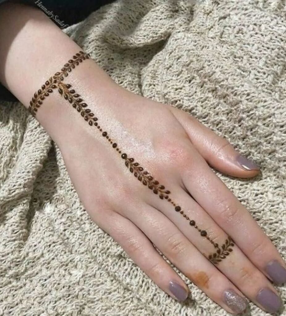 quick bracelet mehndi design