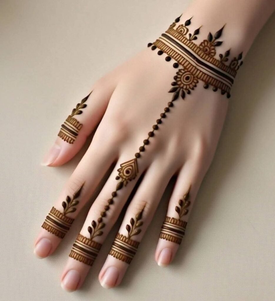 quick & simple mehndi design