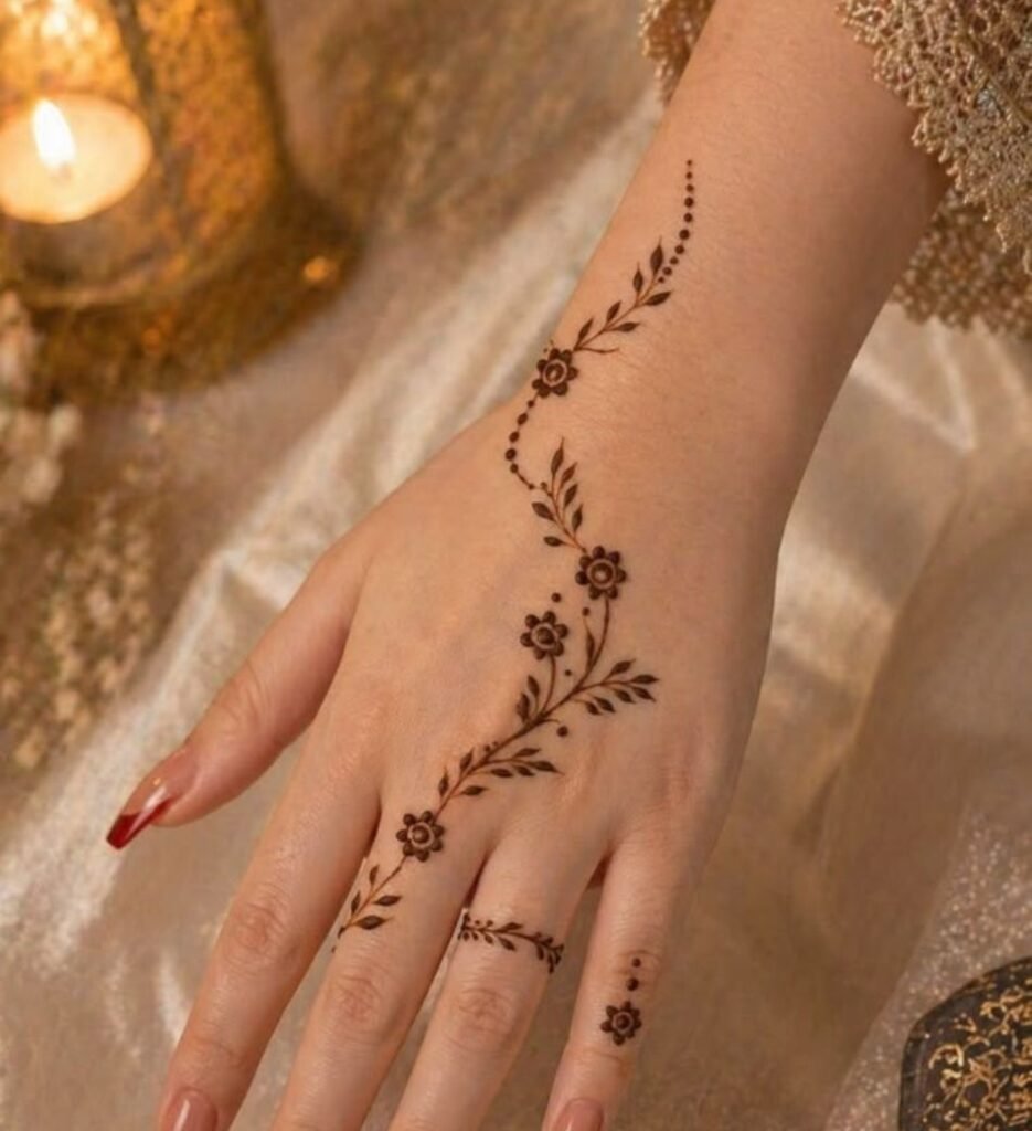 simple bail mehndi