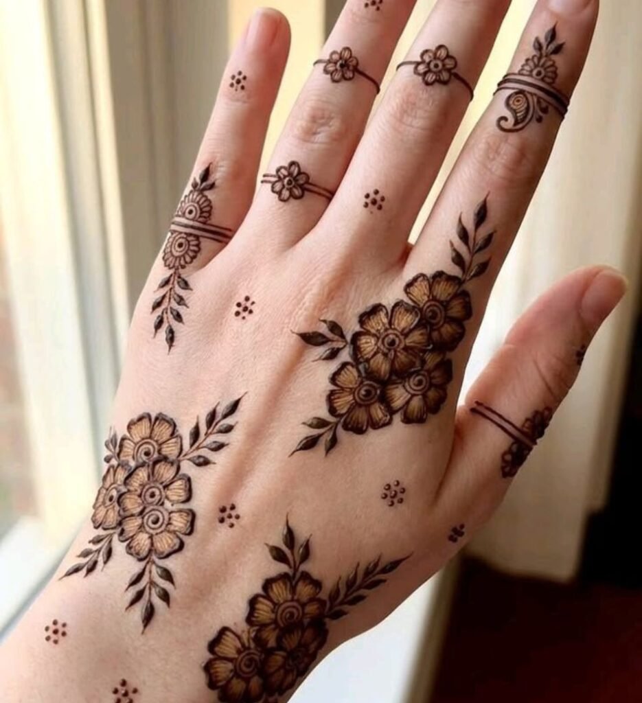 stylish mehndi design
