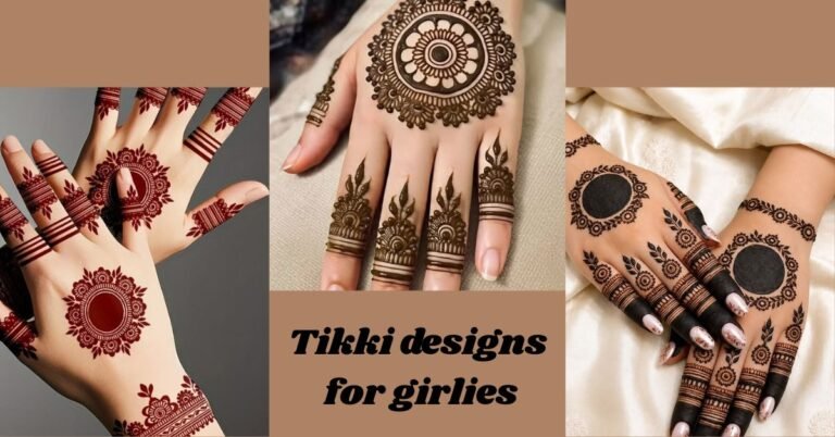 Tikki designs for girlies