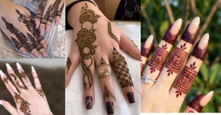 ring finger mehndi designs