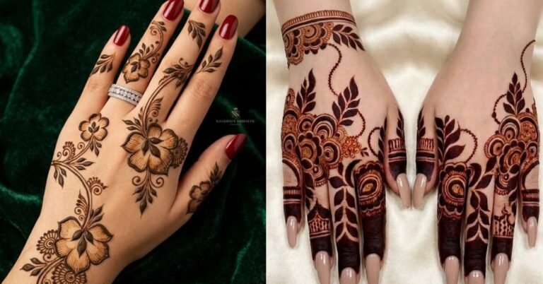 floral mehndi designs