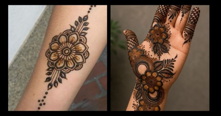 forearm mehndi design
