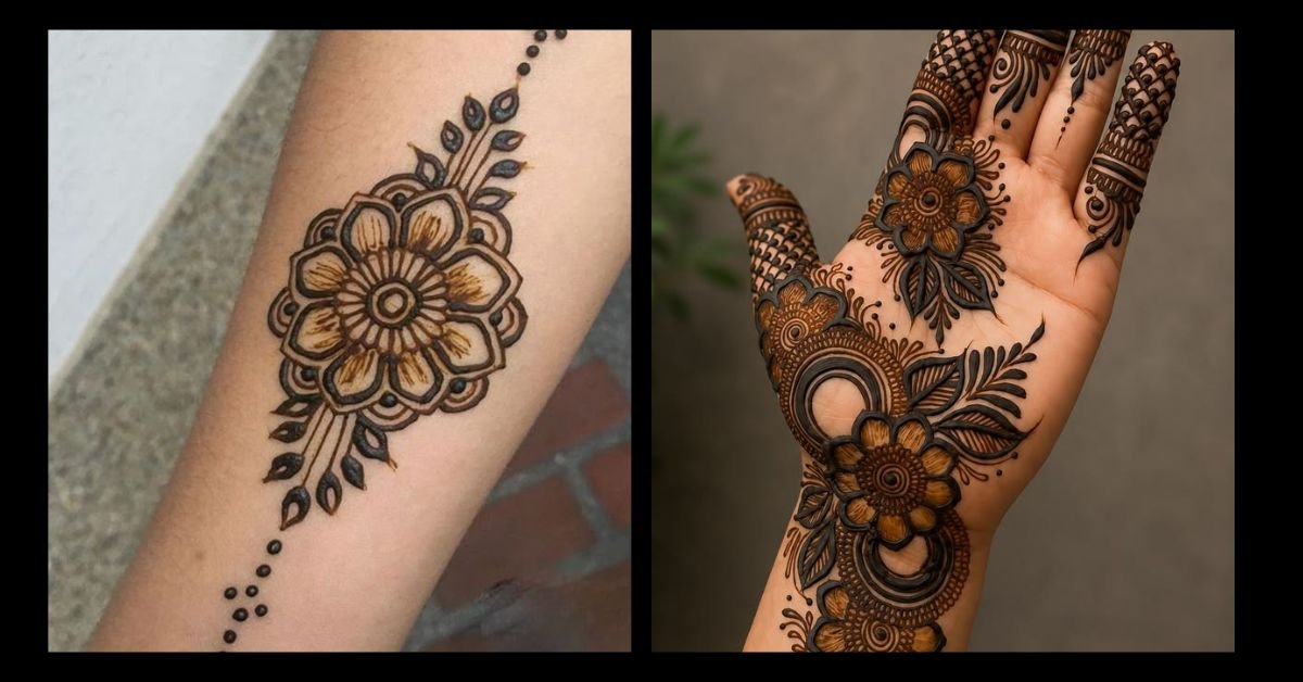 forearm mehndi design