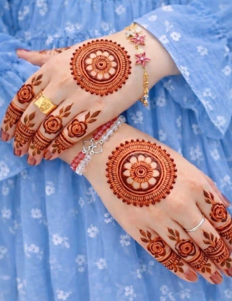 back hand royal tikki designs for both hands