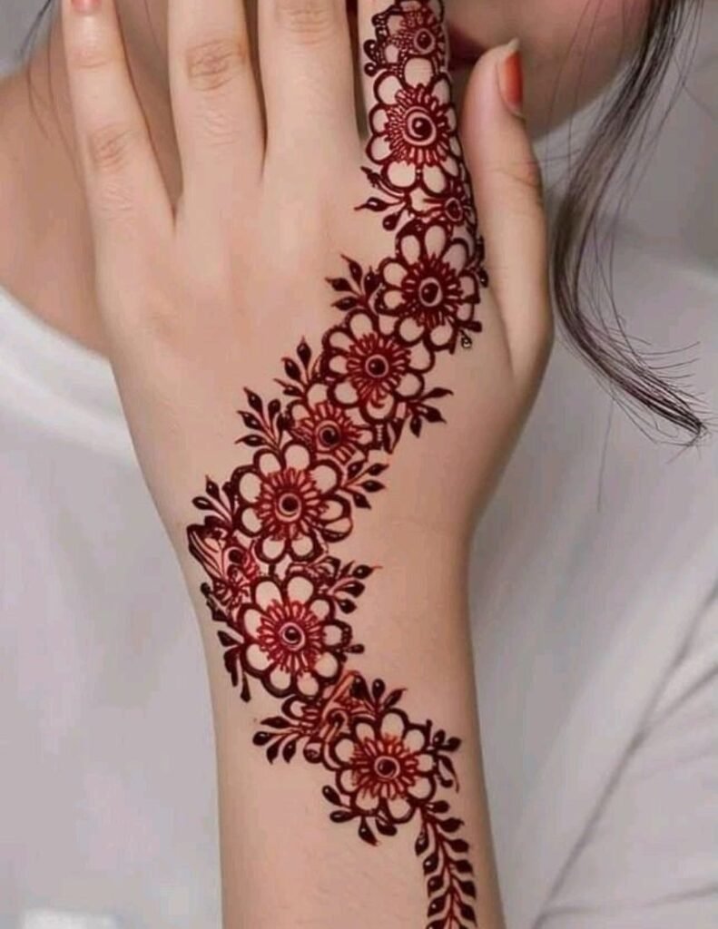 bail mehndi design