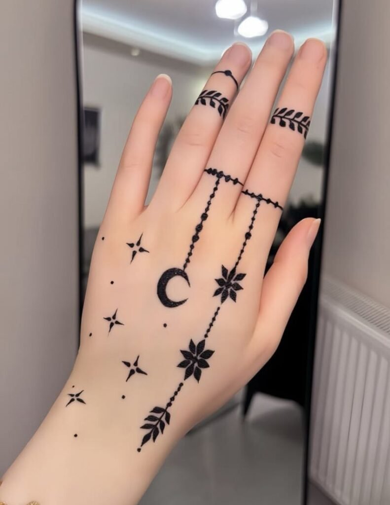 cute mehndi deisgn for girls
