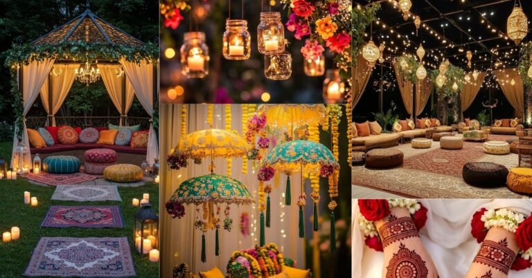 decor idea for mehndi