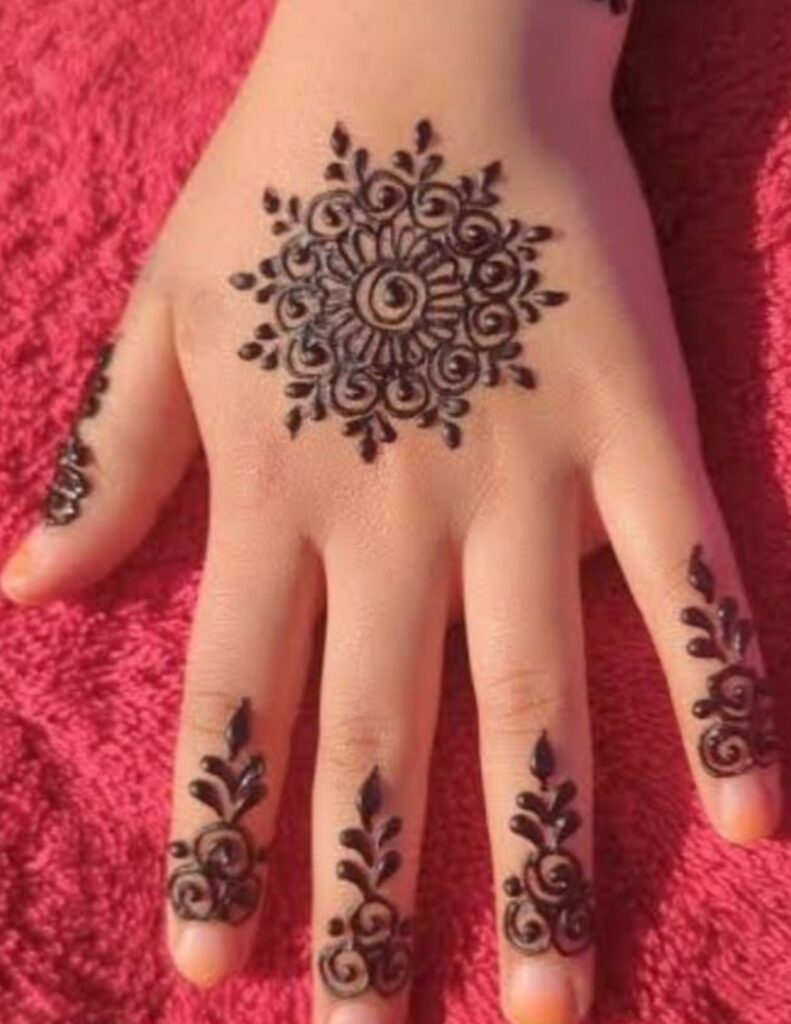 easy tikki design for kids