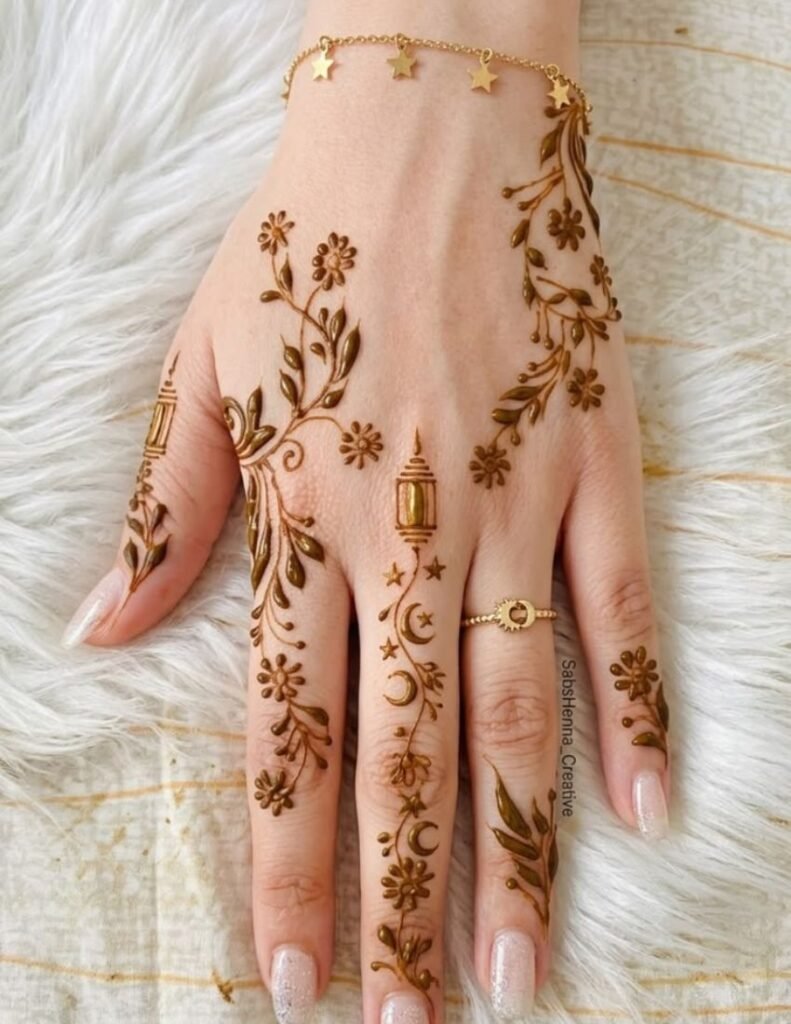 elegant mehndi design