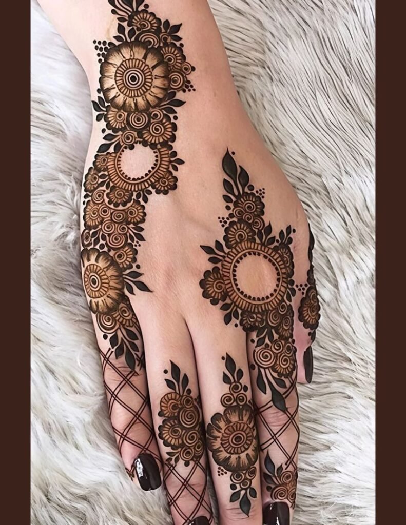 floral mehndi design for eid
