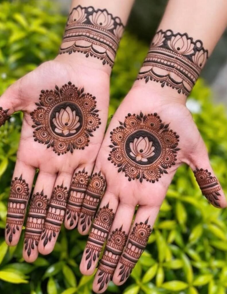 front hand royal tikki design