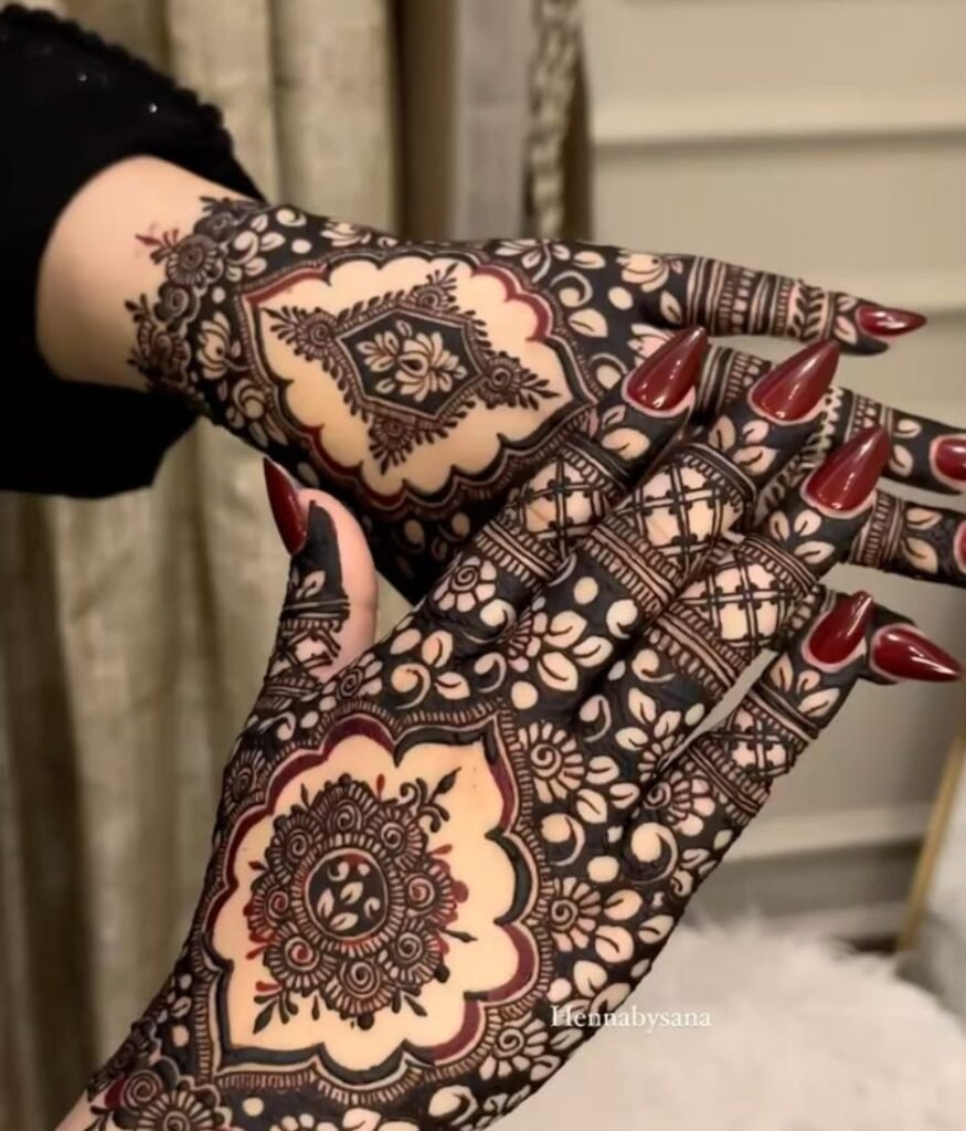 full hands mehndi design