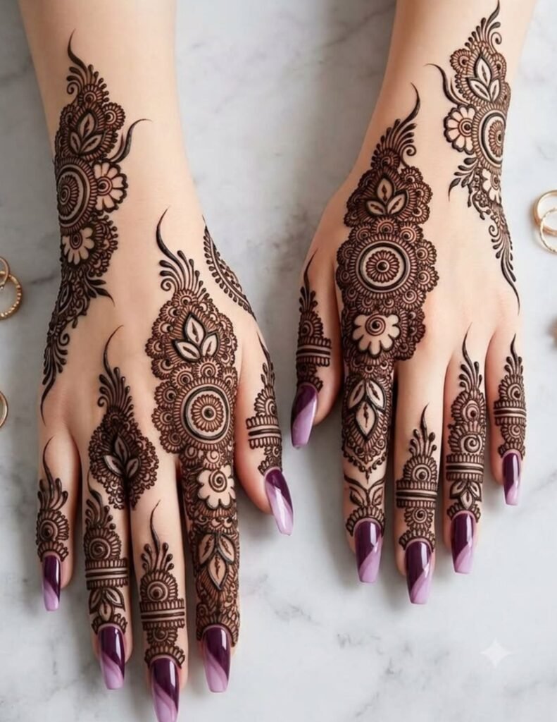 intricate mehndi design