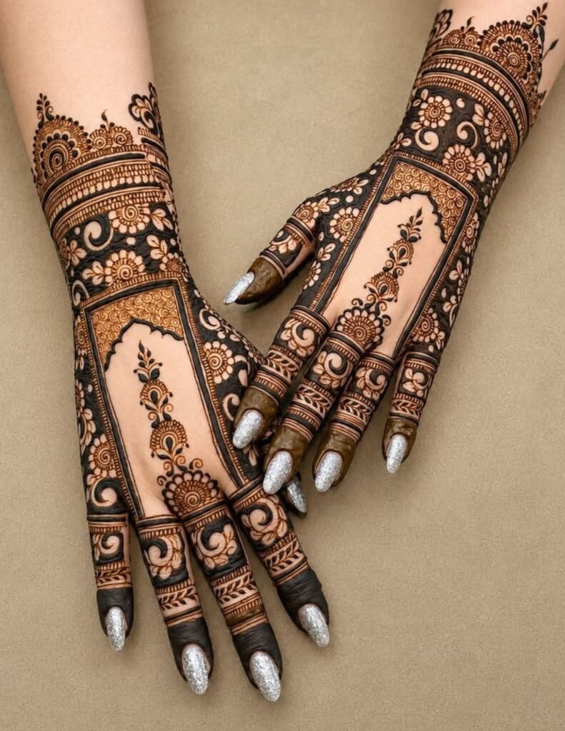 intricate mehndi designs for bridess