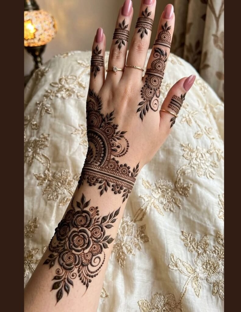 lattest intricate mehndi design