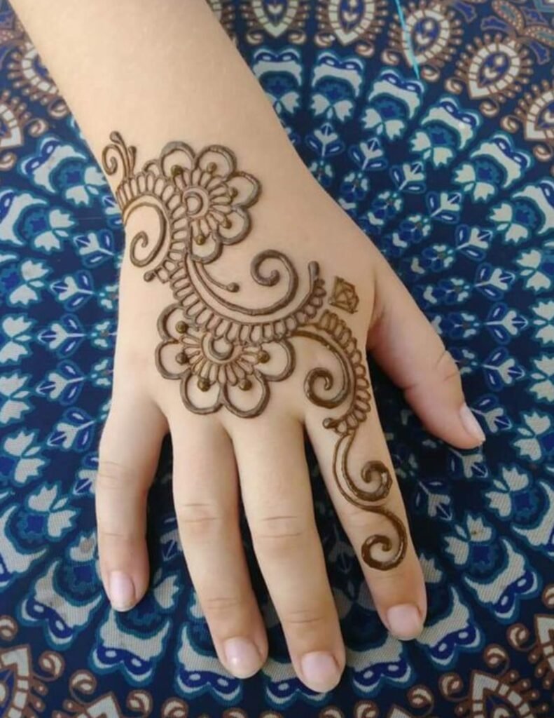 lattest kids mehndi design