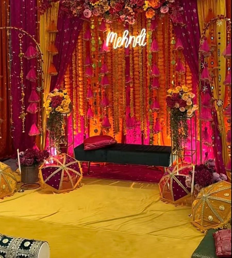 lattest mehndi decor ideas