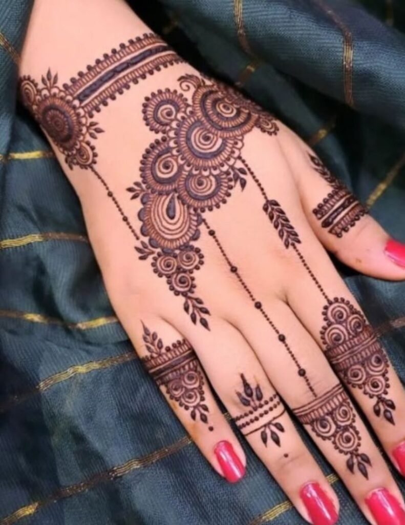 right hand mehndi