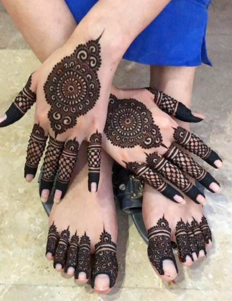 royal mehndi designs for brides