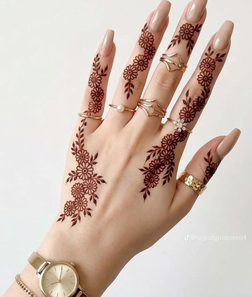simple mehndi design