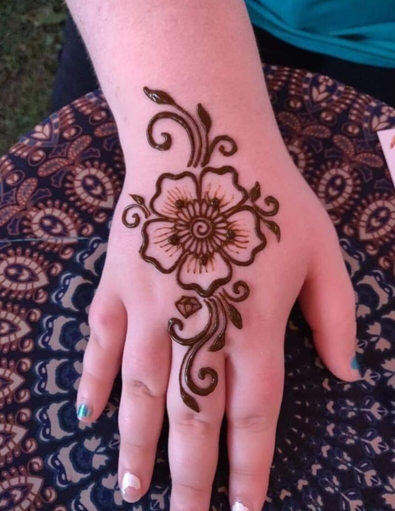 single floral design for kids