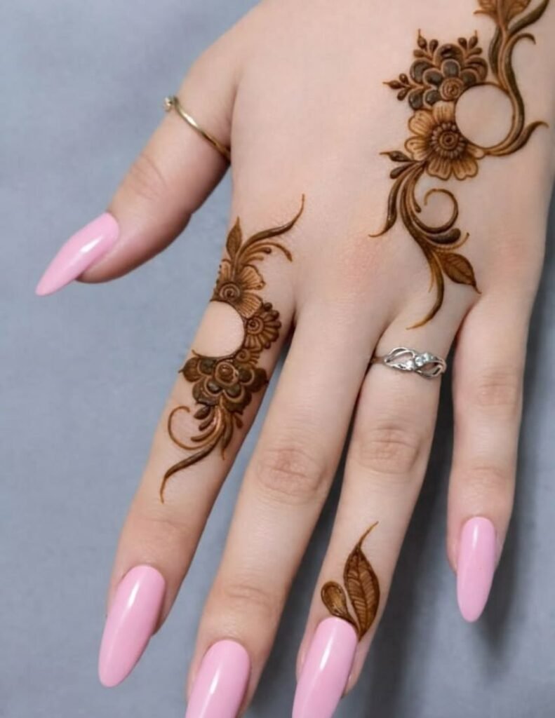stylish mehndi design