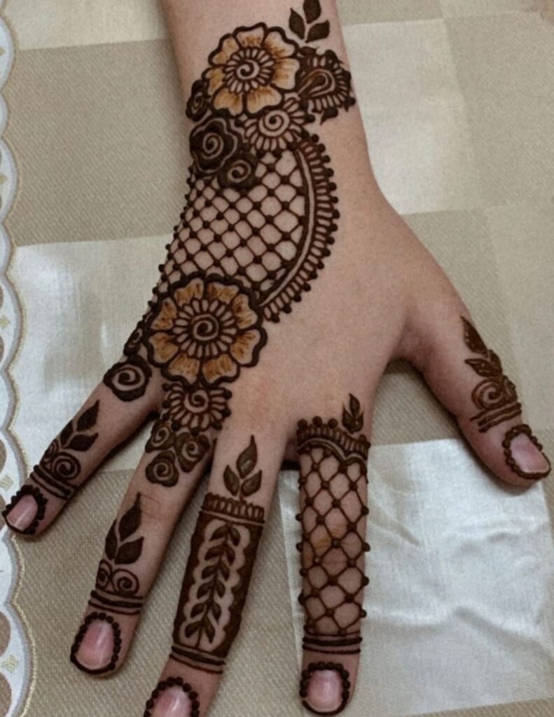 teen age mehndi design