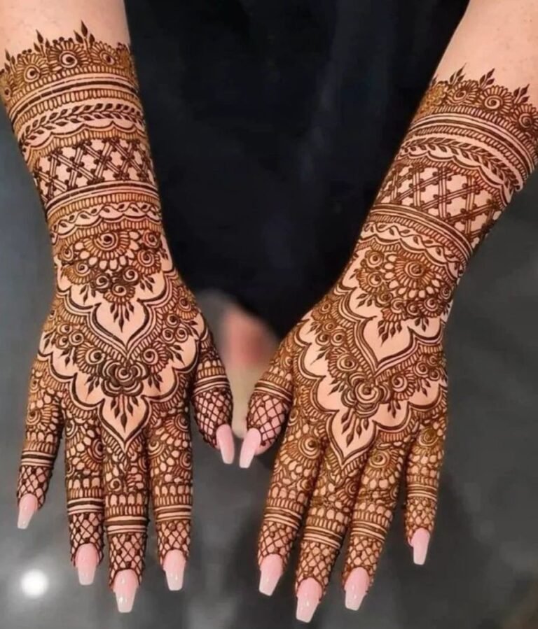 traditional mehndi design