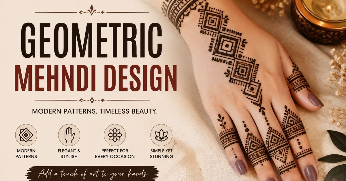 geometric mehndi design