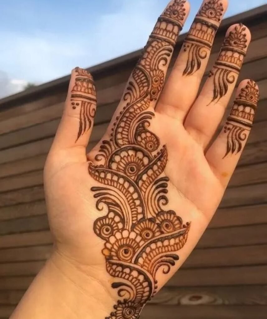 aesthetic bail mehndi designs