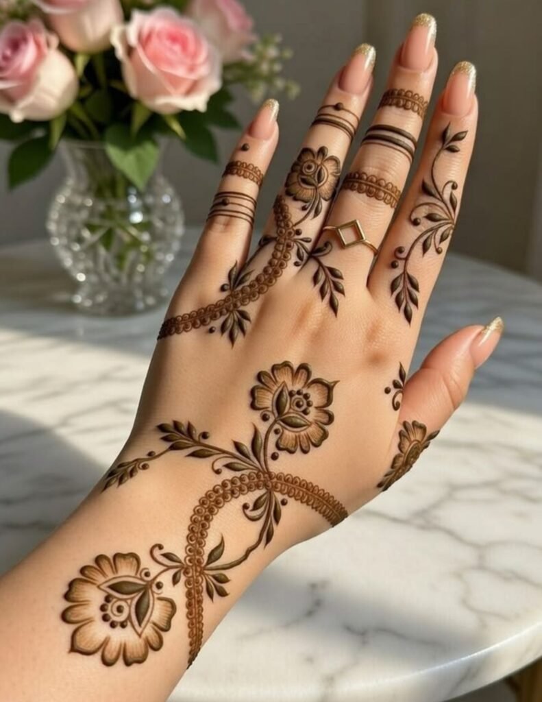 aesthetic mehndi design