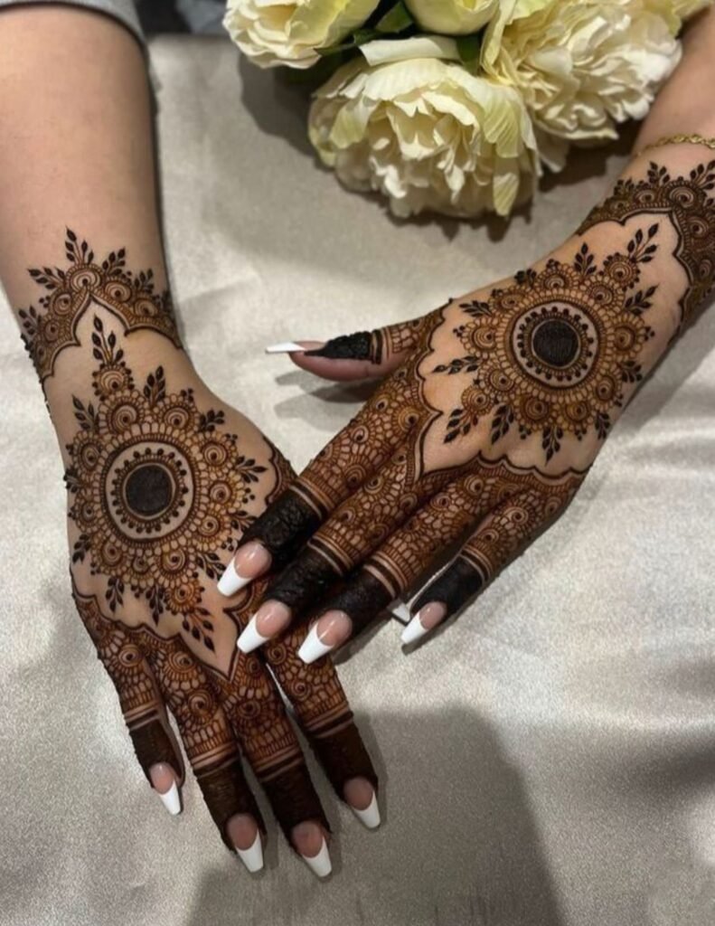 arabic shaded mehndi design