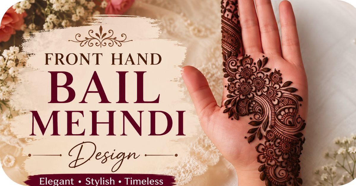 bail mehndi design