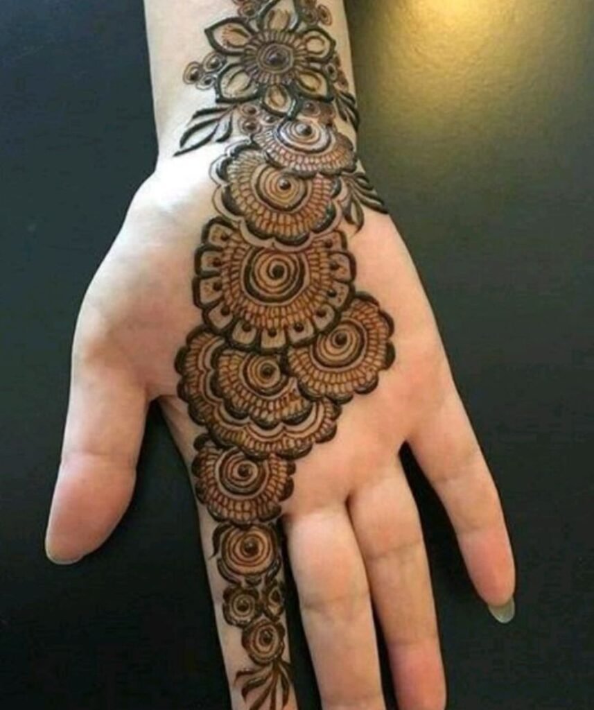 bail mehndi design for girls