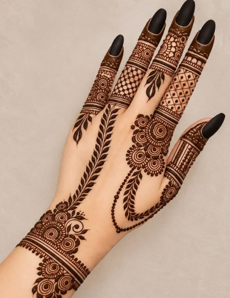 chain mehndi design