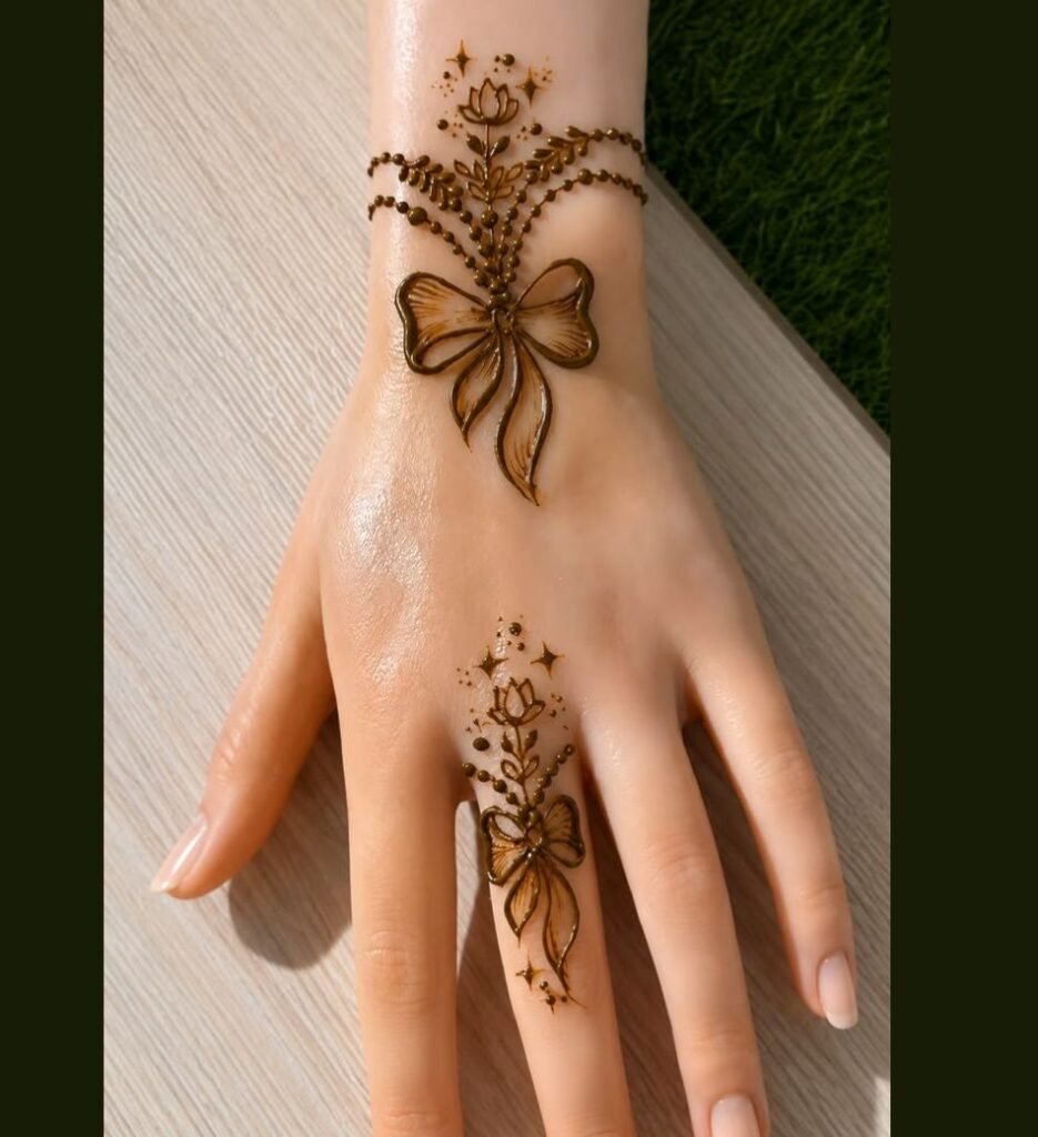 easy mehndi design