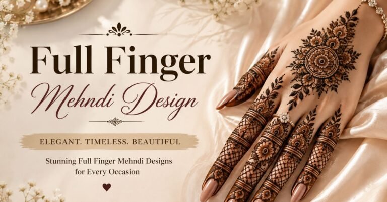 full finger mehndi design