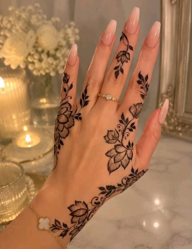 genz arabic mehndi design