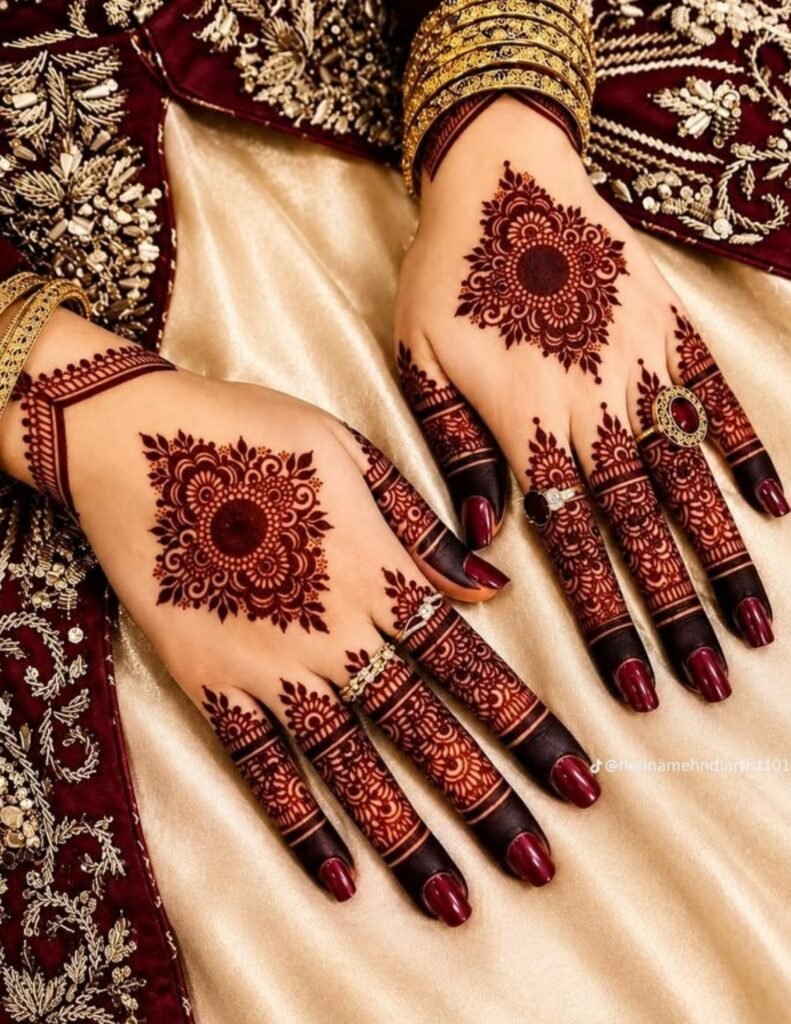 mehndi design for engagement