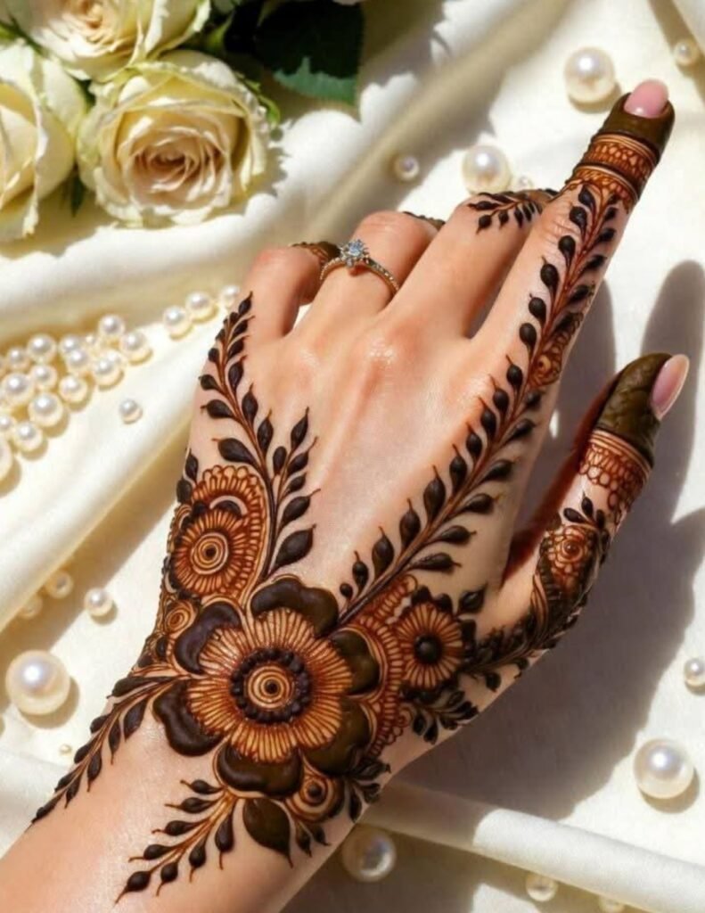 gulf style mehndi