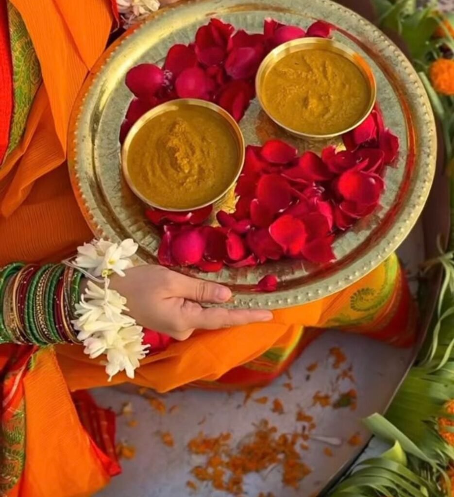 haldi plates for mayo