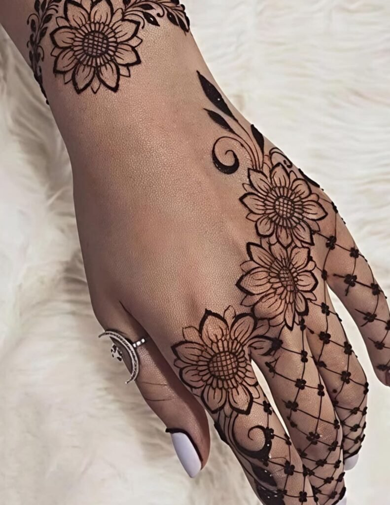 jaal mehndi design