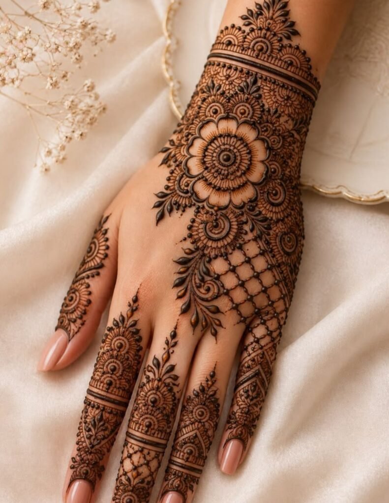 lattest shaded mehndi design