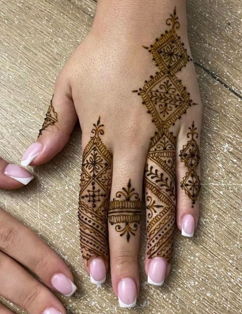 left hand moroccan mehndi