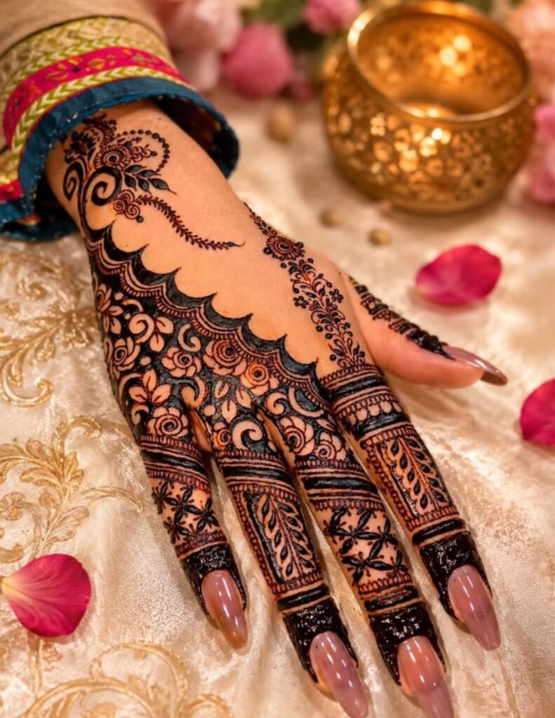 mehndi design for back hand