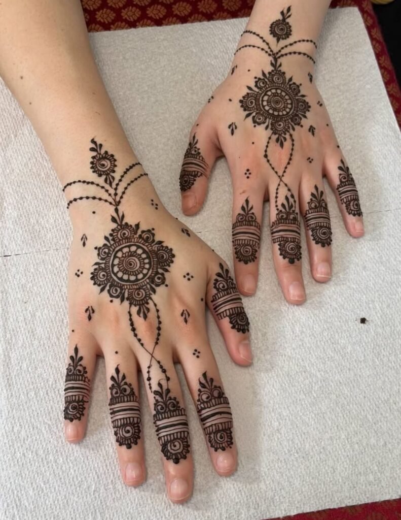 mehndi design for engagement